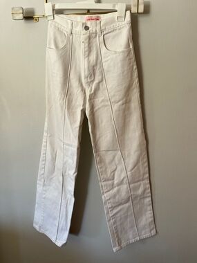 Lisa Says Gah White Jeans size 25